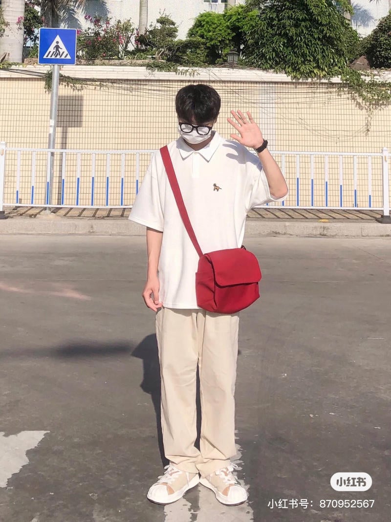 phối đồ với áo oversize nam