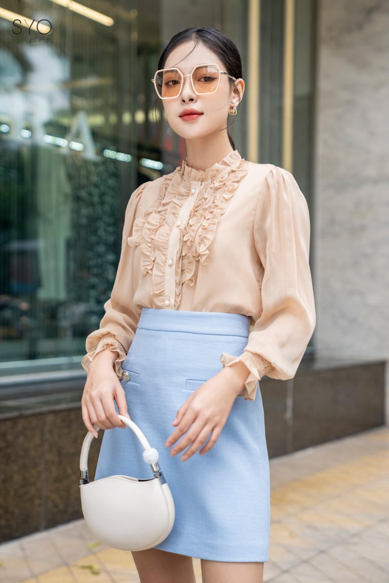 6 cách kết hợp áo sơ mi trắng và chân váy đẹp cho mùa hè này | websosanh.vn