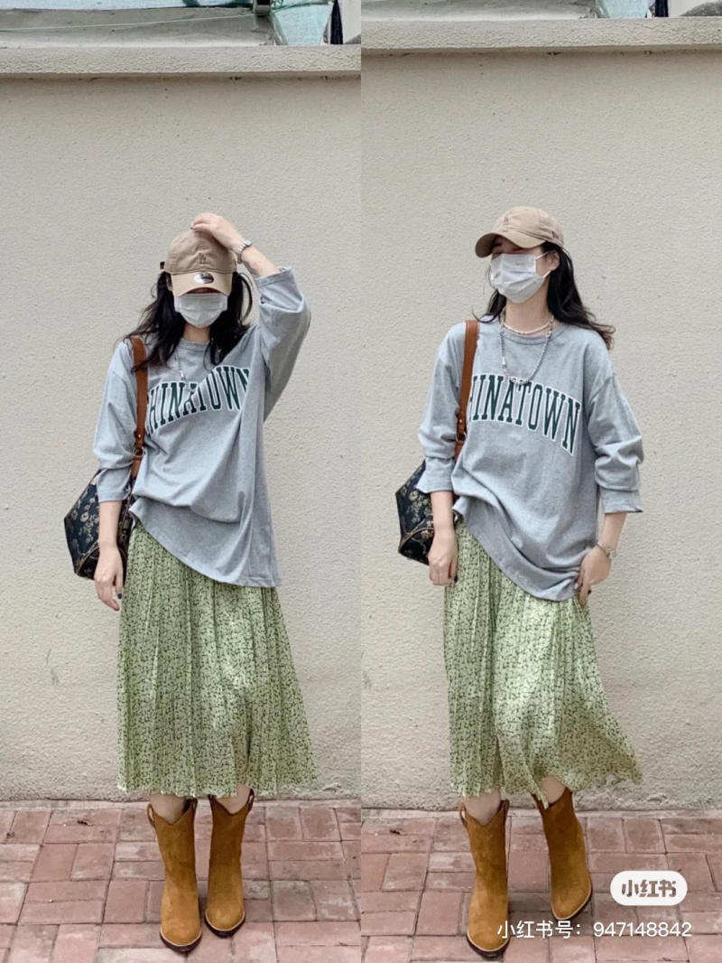 Set áo sweater cổ ngang + chân váy mềm mịn Hàn Quốc có bán lẻ | Shopee Việt  Nam