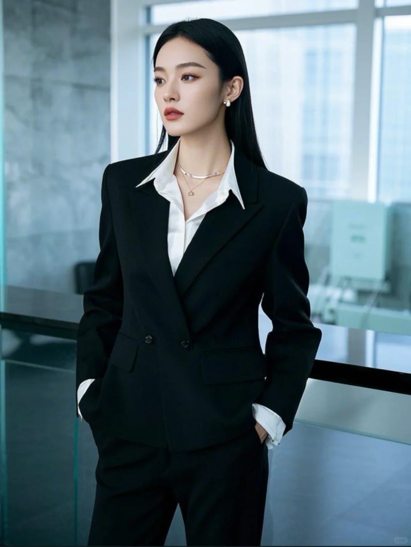 cách phối đồ với áo vest nữ