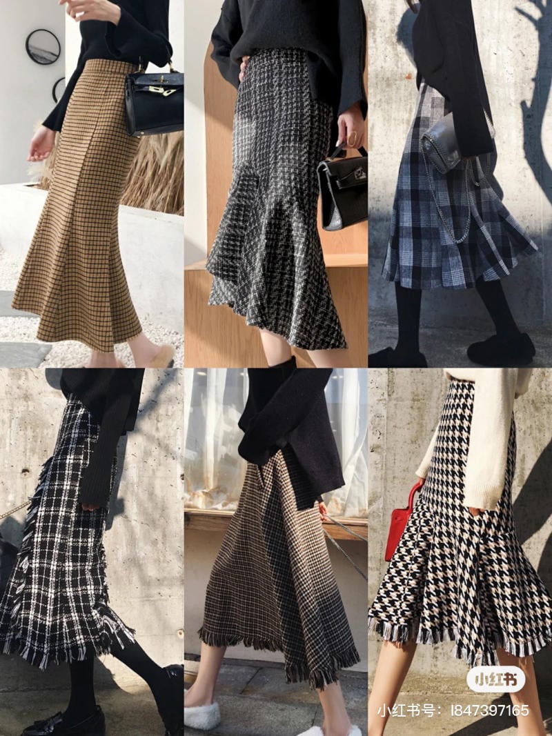 20 cách phối đồ chân váy dài cao cấp đẹp chuẩn Hàn Quốc