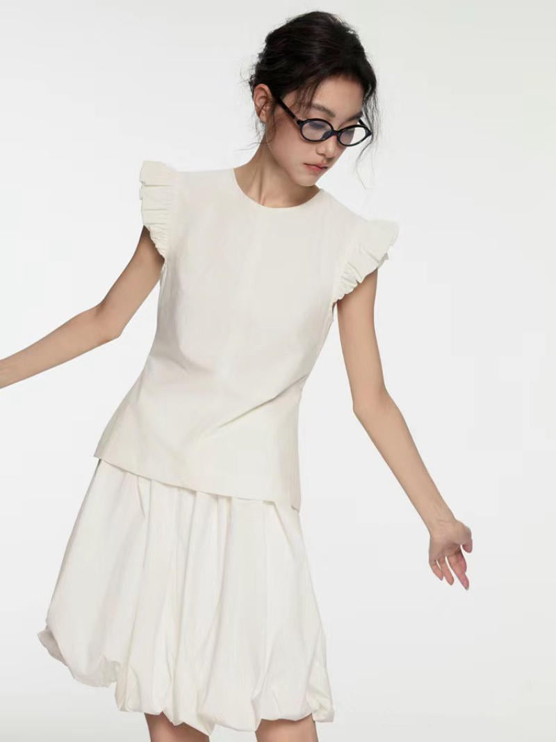 phối đồ với Bubble skirt