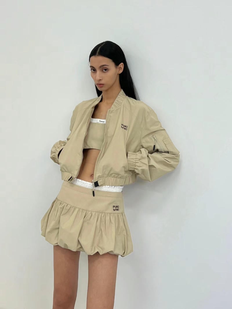 phối đồ với Bubble skirt