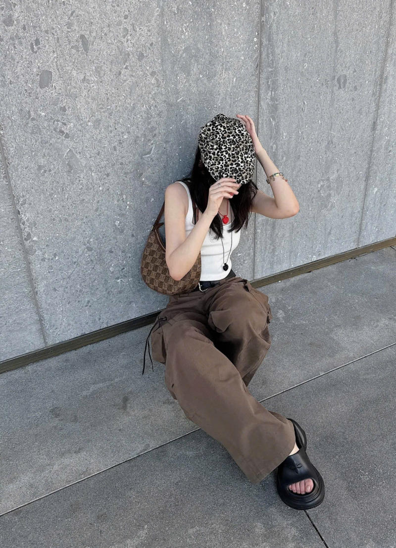 Quần Cargo/Parachute và Áo Croptop/Baby Tee