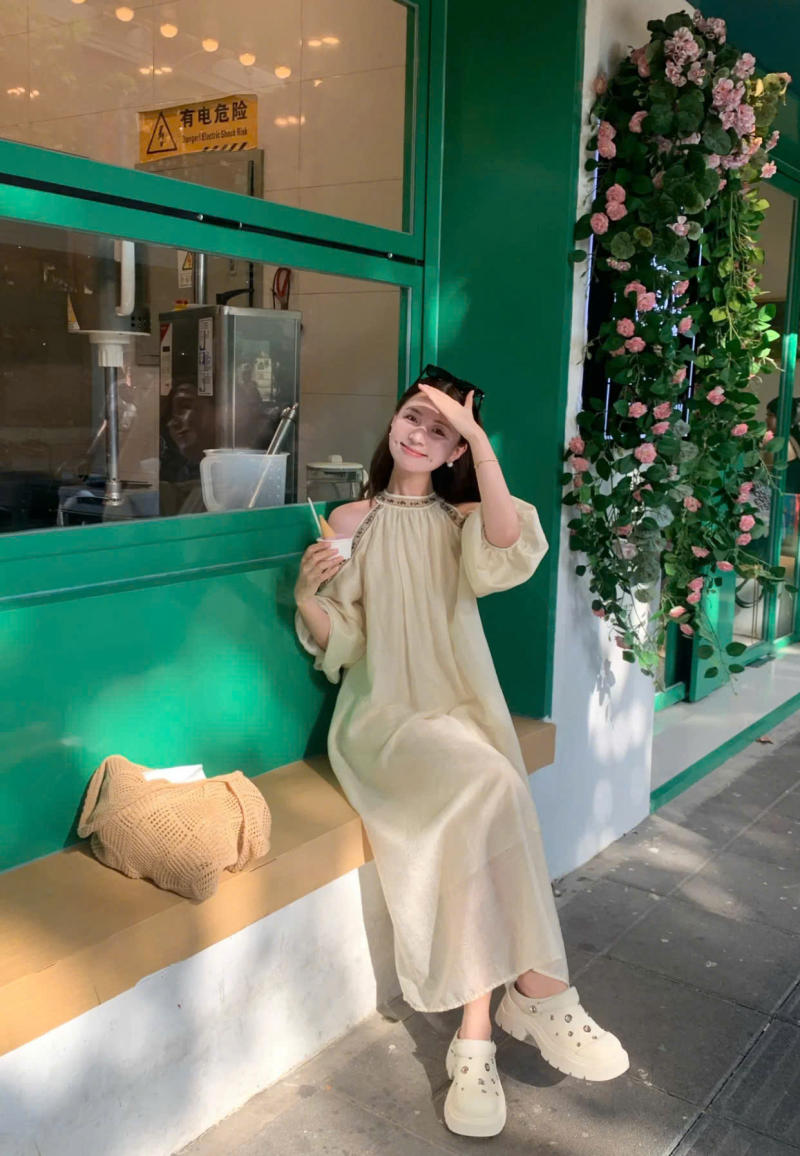 Váy Maxi Tầng Bồng Bềnh (Tiered Maxi Dress)