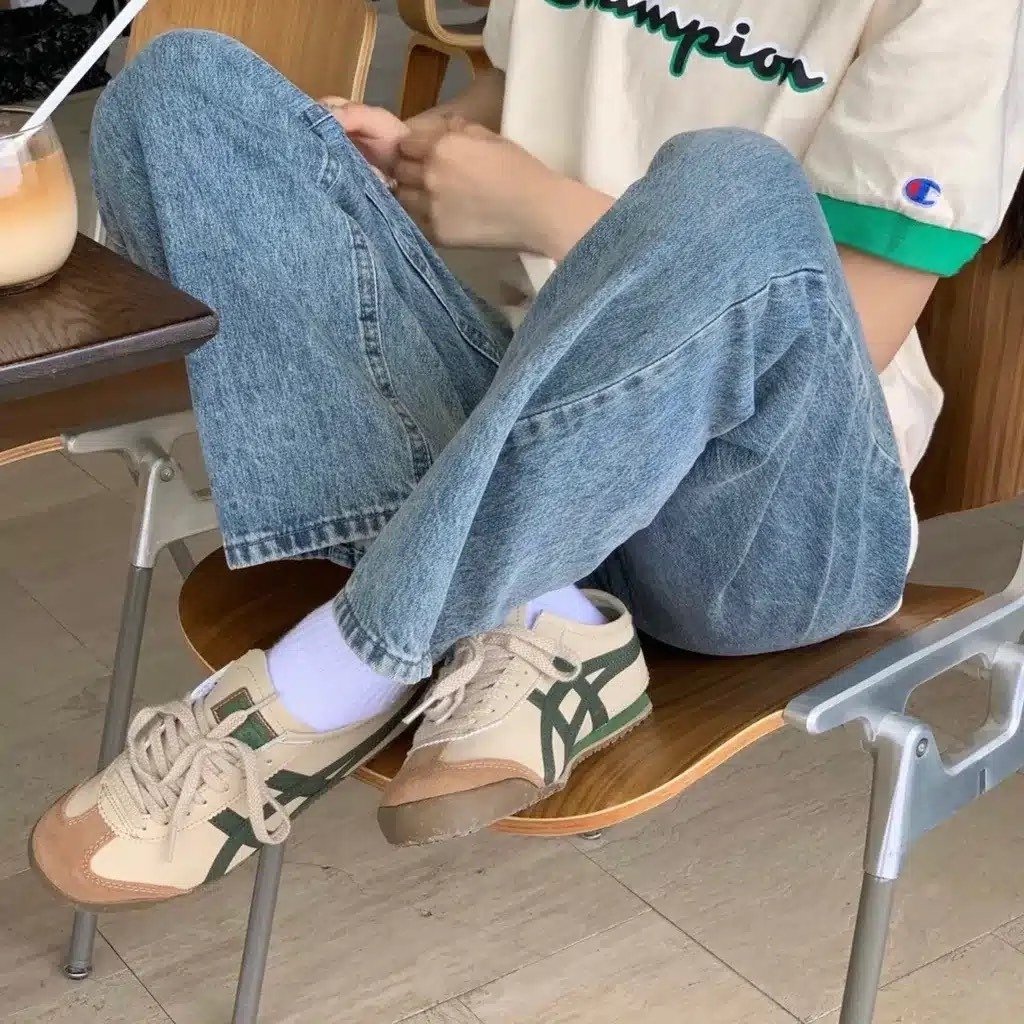 Phối Giày Onitsuka Tiger Với Quần Jeans Skinny hoặc Straight Leg