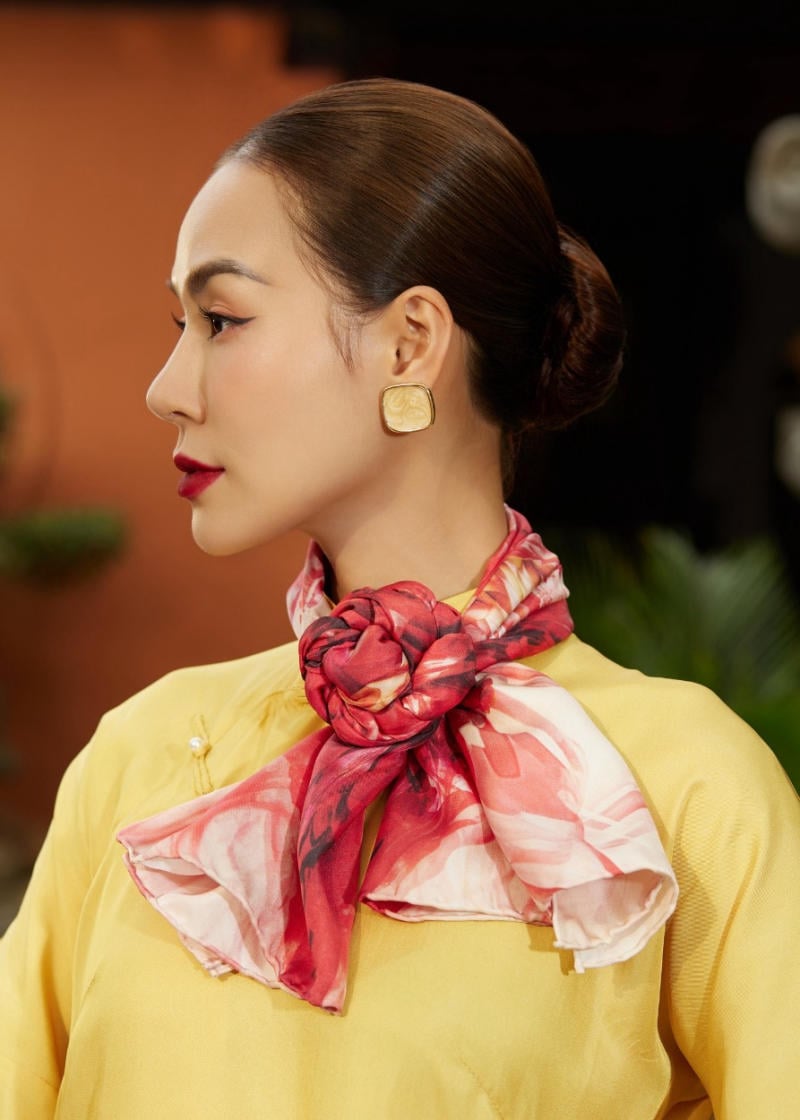 Kiểu biến tấu thành nơ hoặc hoa hồng