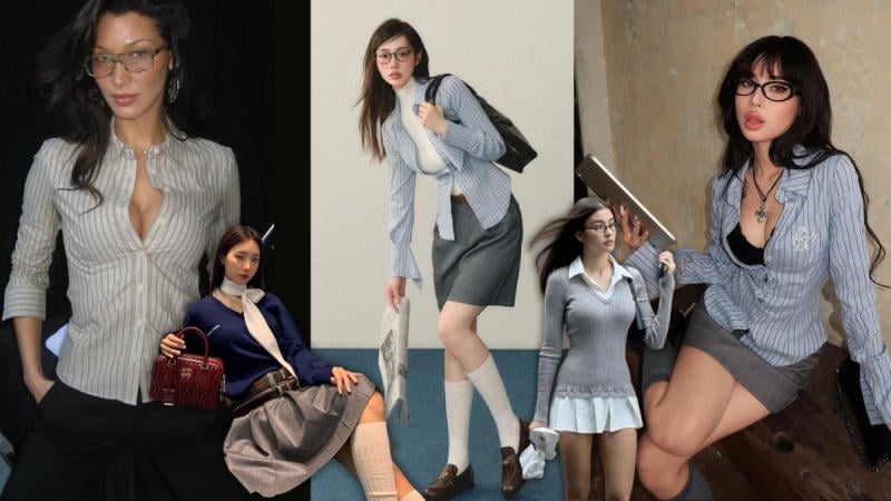 Giày Mary Janes, cà vạt và nơ