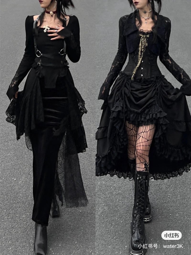 Váy Phù Thủy Mắt Mèo Halloween Gothic Lolita - TIỆM TẠP HÓA KỲ DIỆU