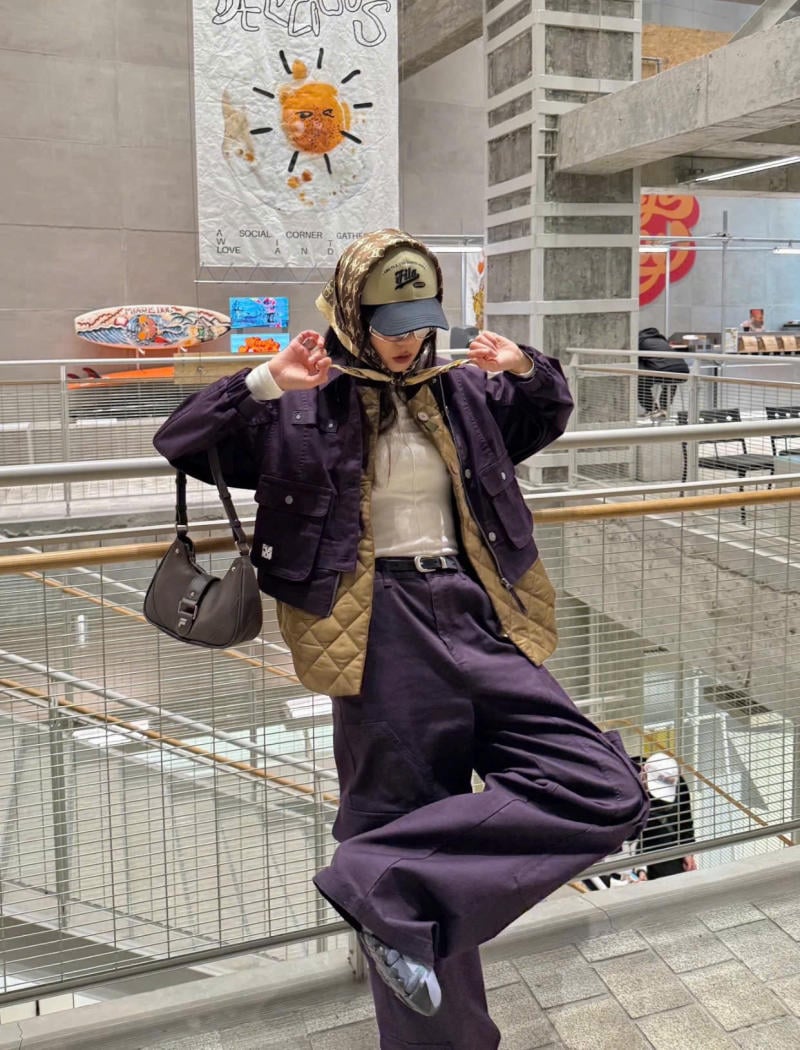 Màu plum phối với Màu nâu