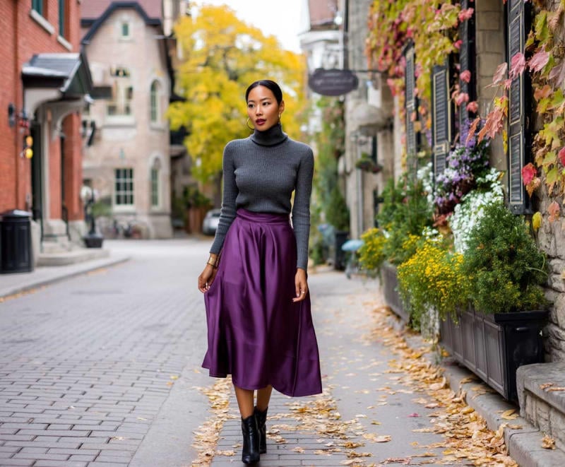 Sức hút bí ẩn của màu tím mận