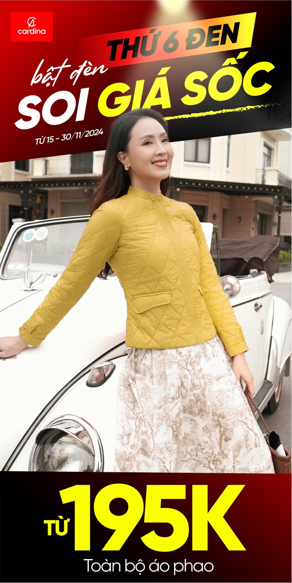 sale áo phao từ 195k