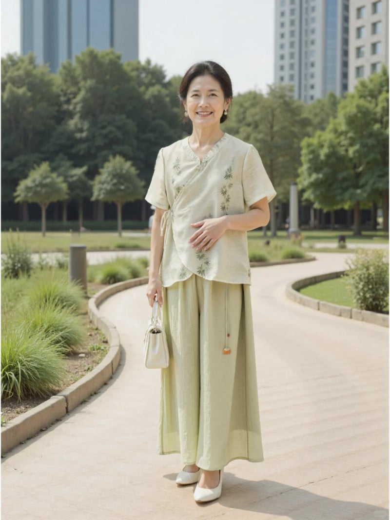 chọn quần áo cho mẹ 60 tuổi
