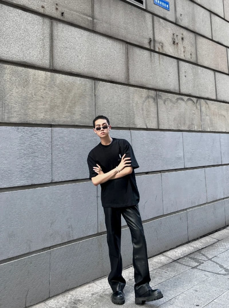 quần da nam