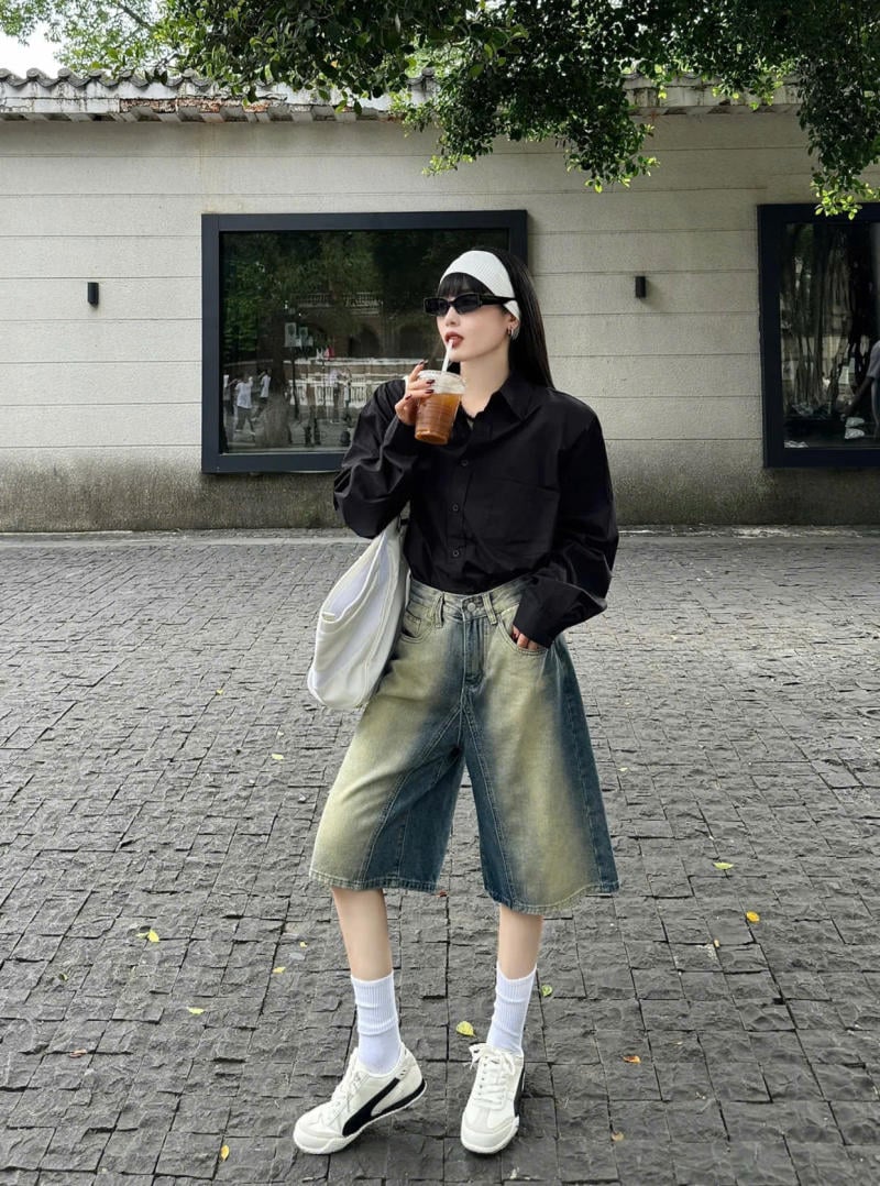 Quần jeans (rách, lửng) và Jumpsuit