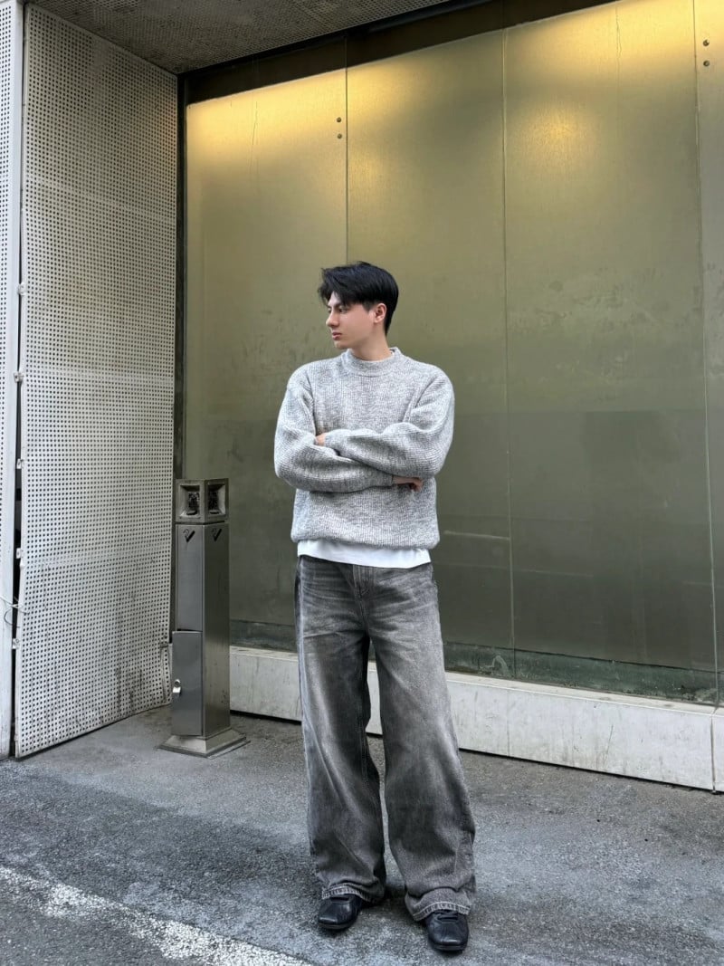 cách phối quần jean ống rộng nam