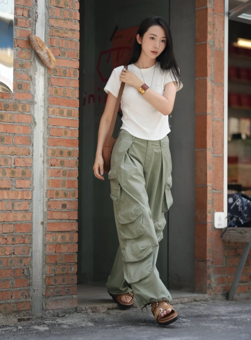 quần túi hộp nữ