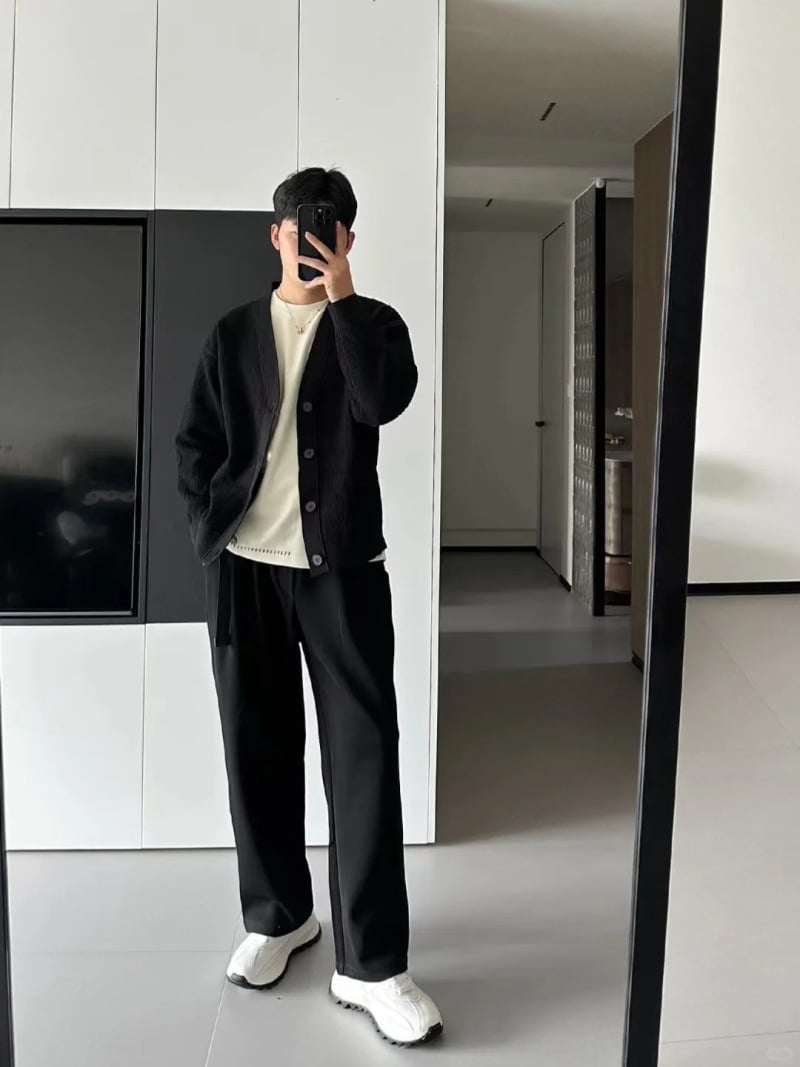 quần ống suông nam