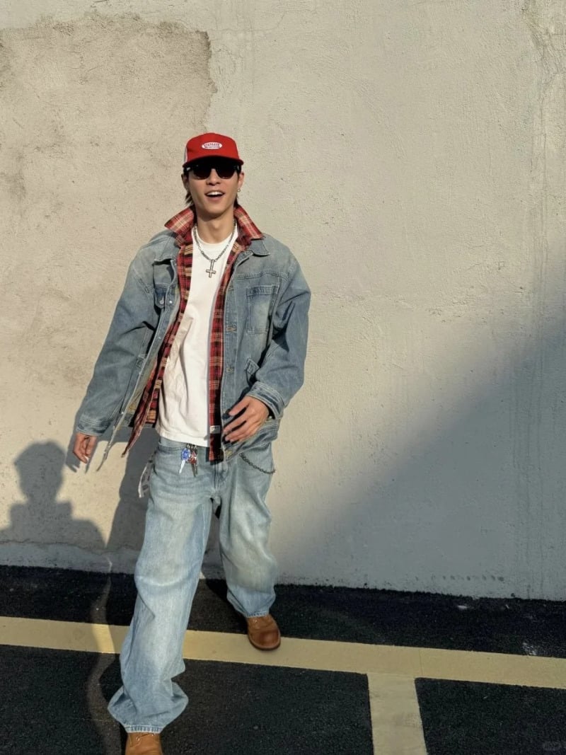 quần ống suông nam