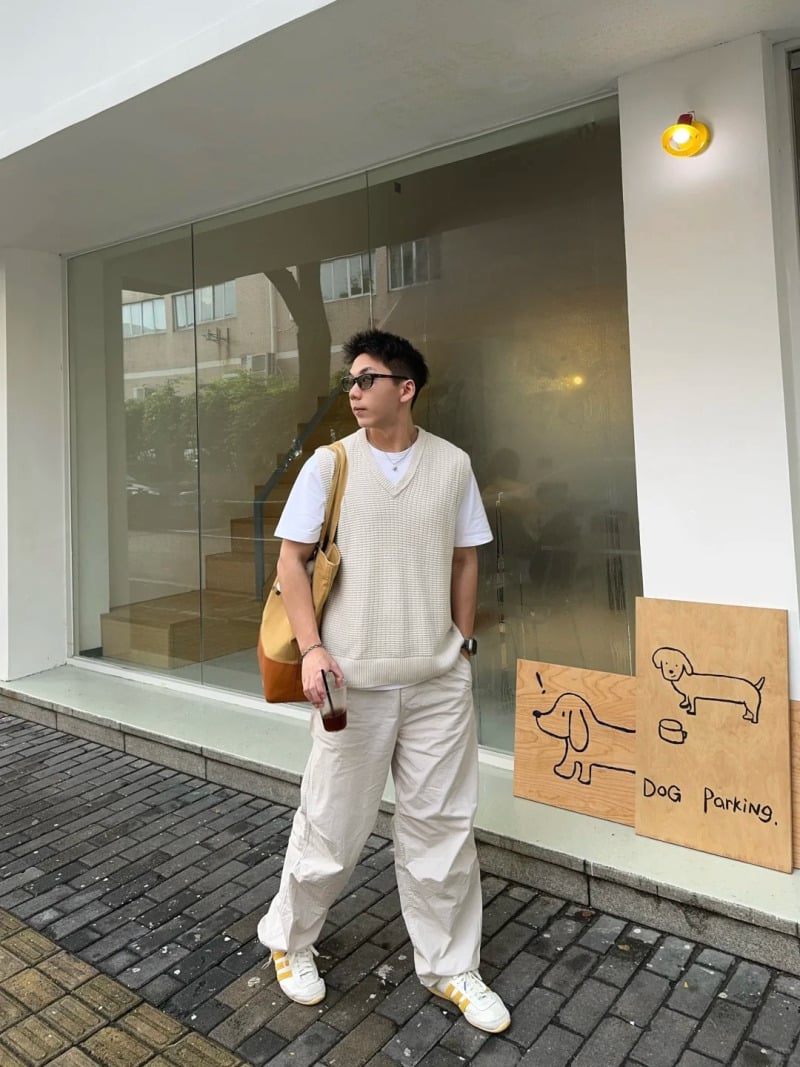 quần ống suông nam