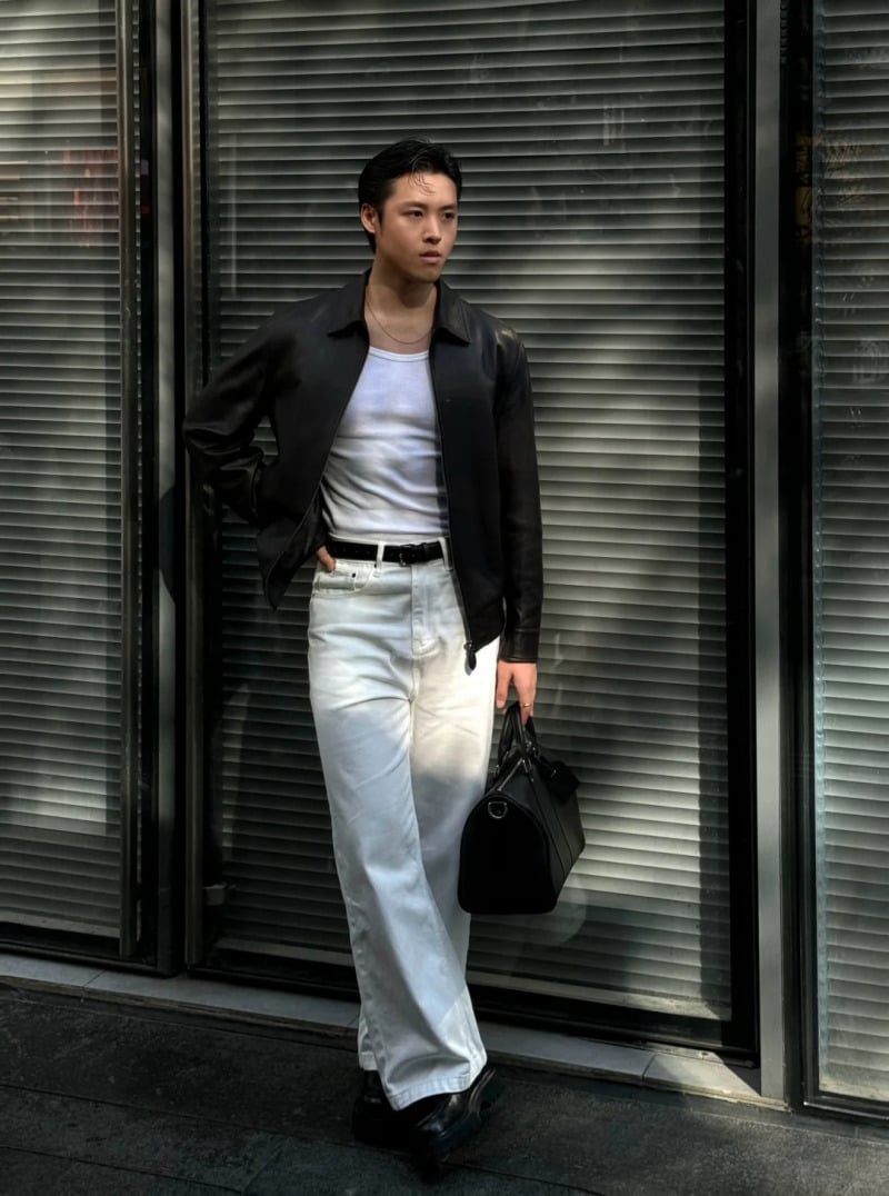 quần ống suông nam