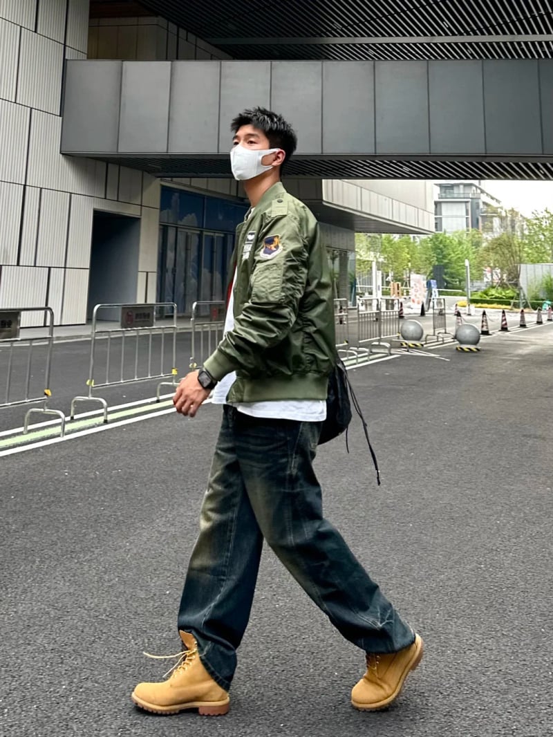 quần ống suông nam