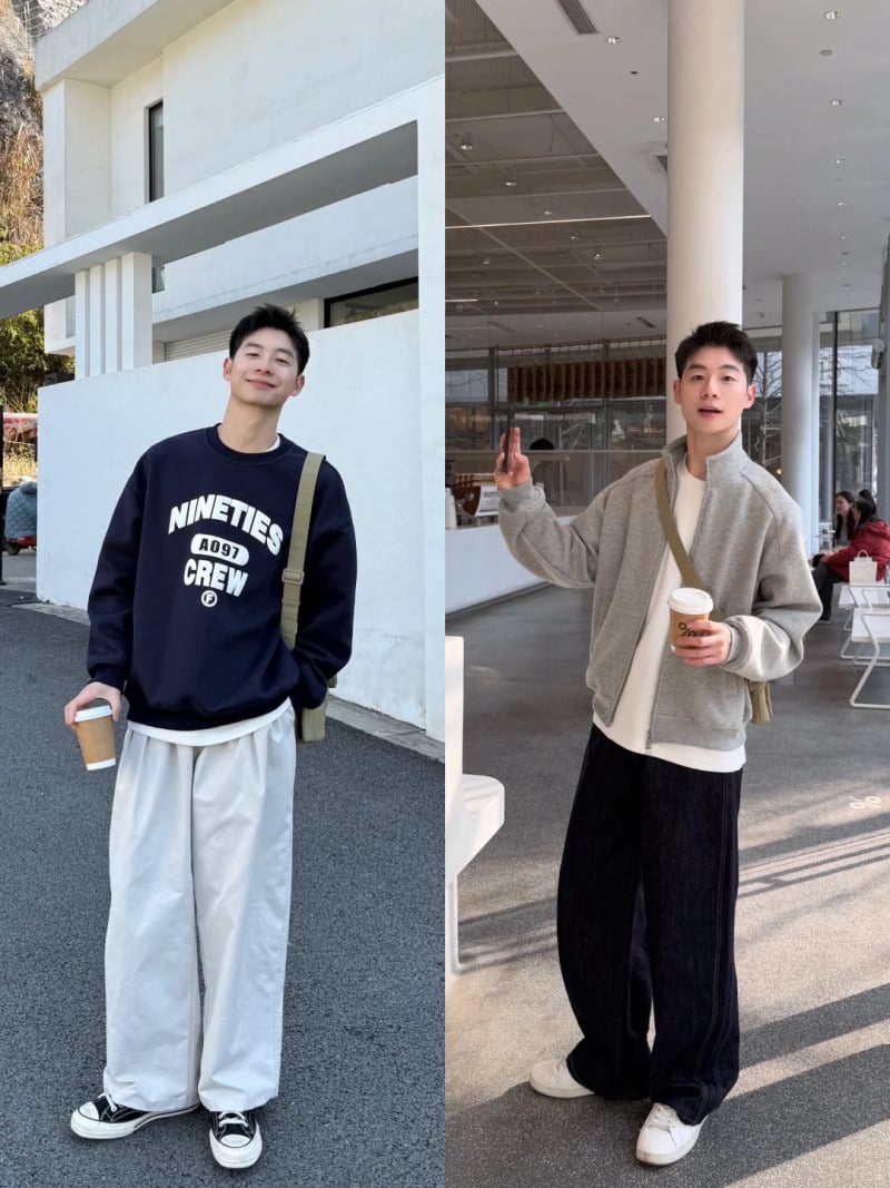 quần ống suông nam