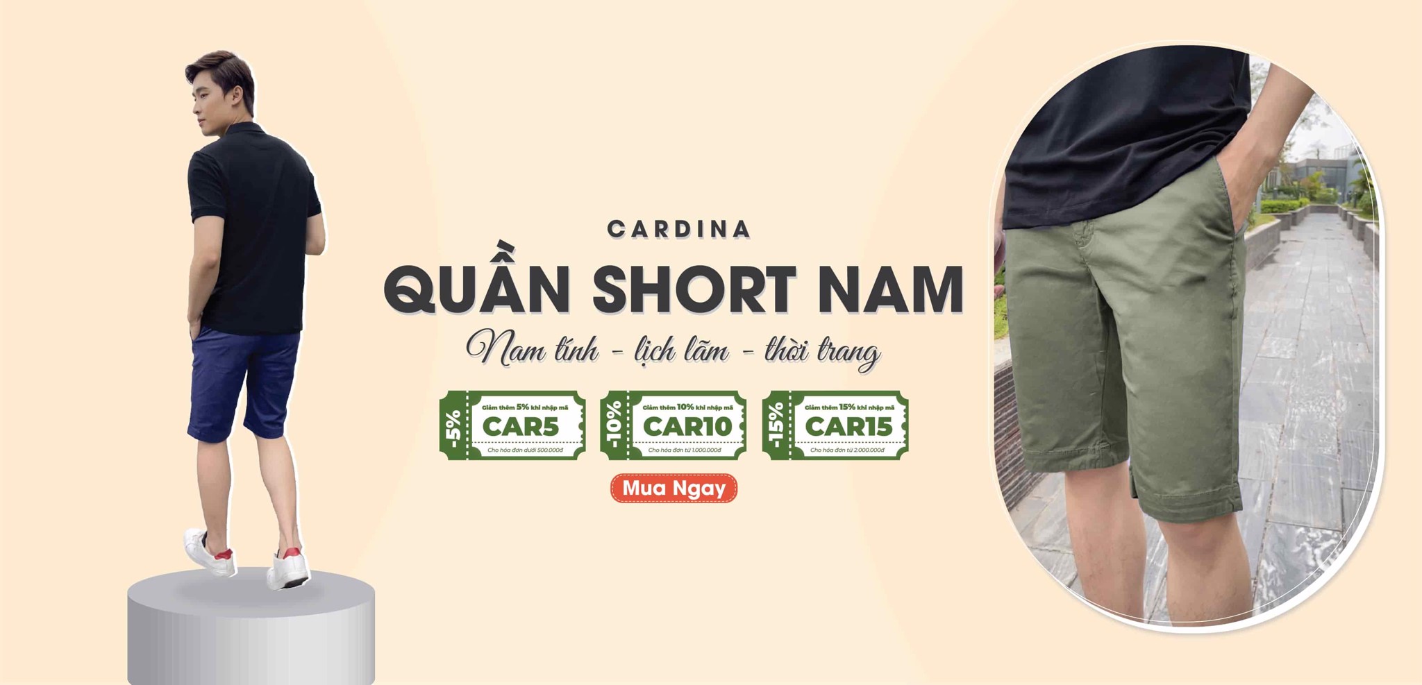 quần short nam