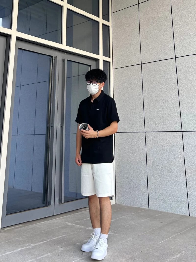 quần short trắng nam