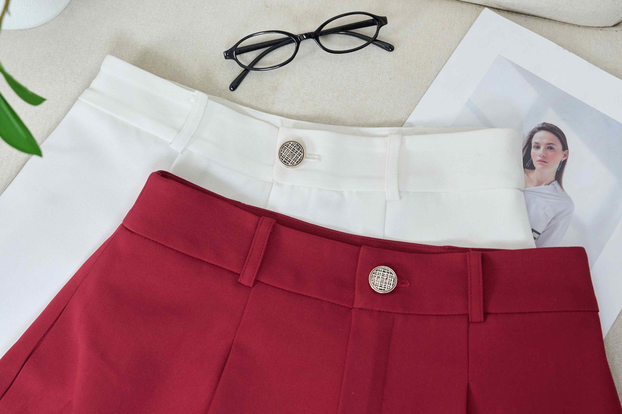Quần sooc nữ Cardina Trendy chất tuyết si dáng chữ A