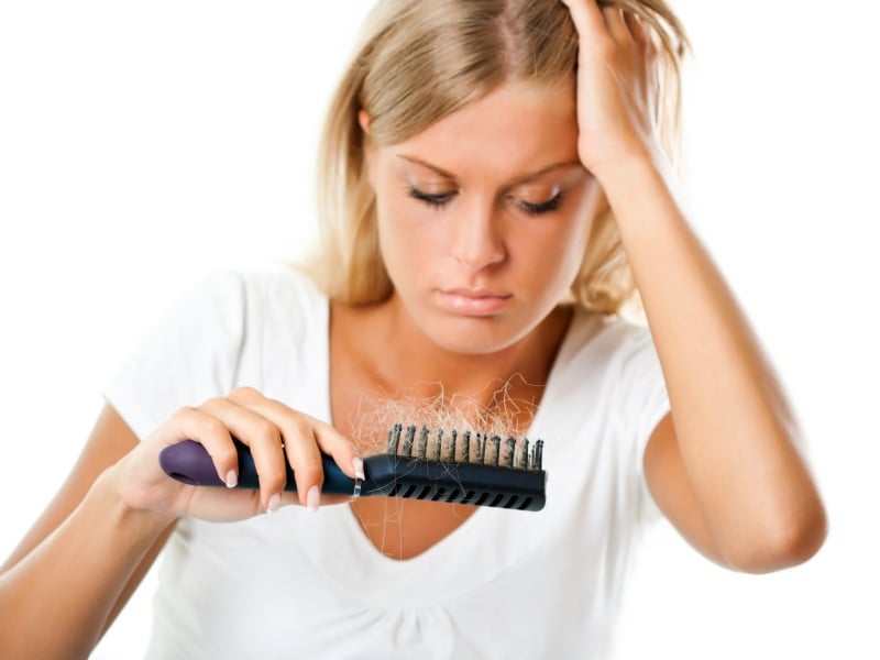 tóc rụng quá nhiều