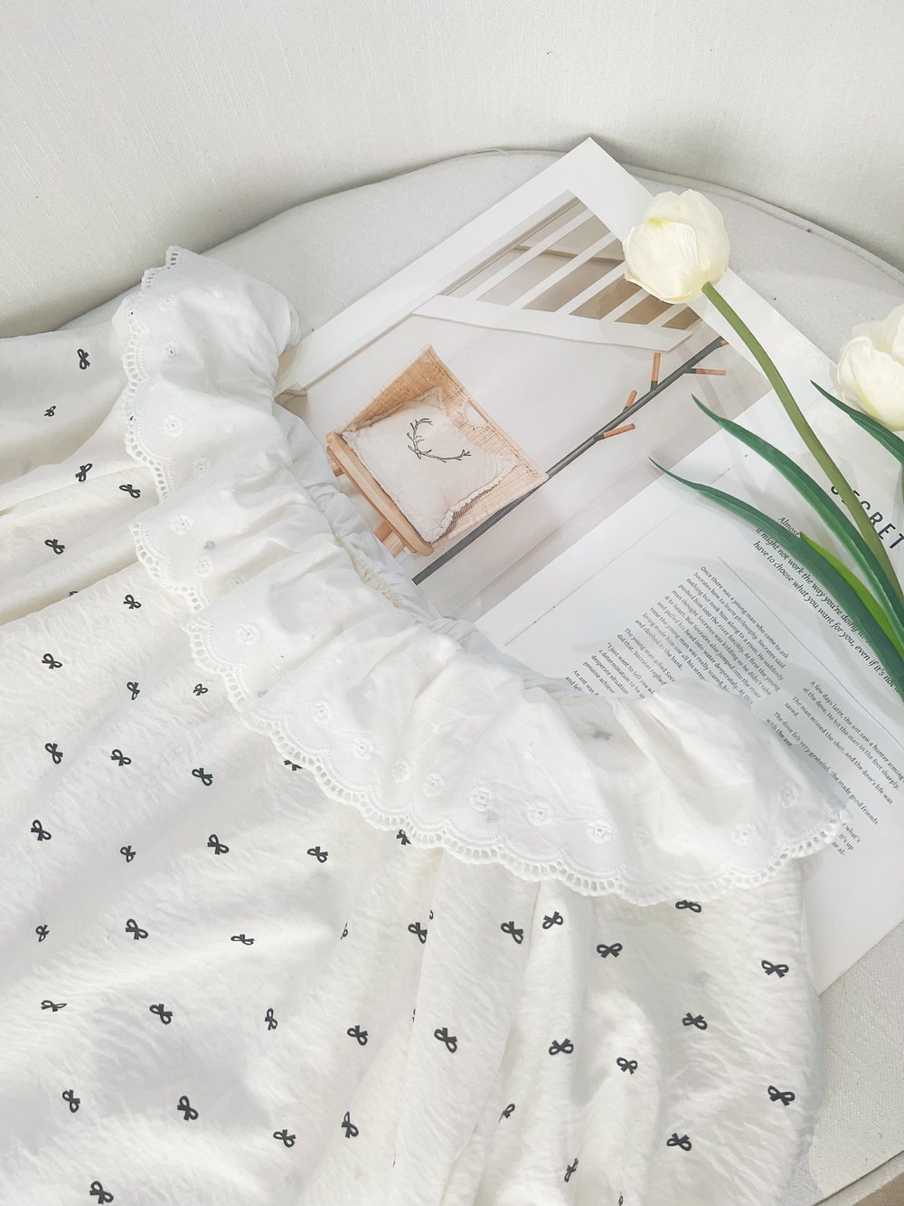 Bộ áo babydoll quần dài cạp chun