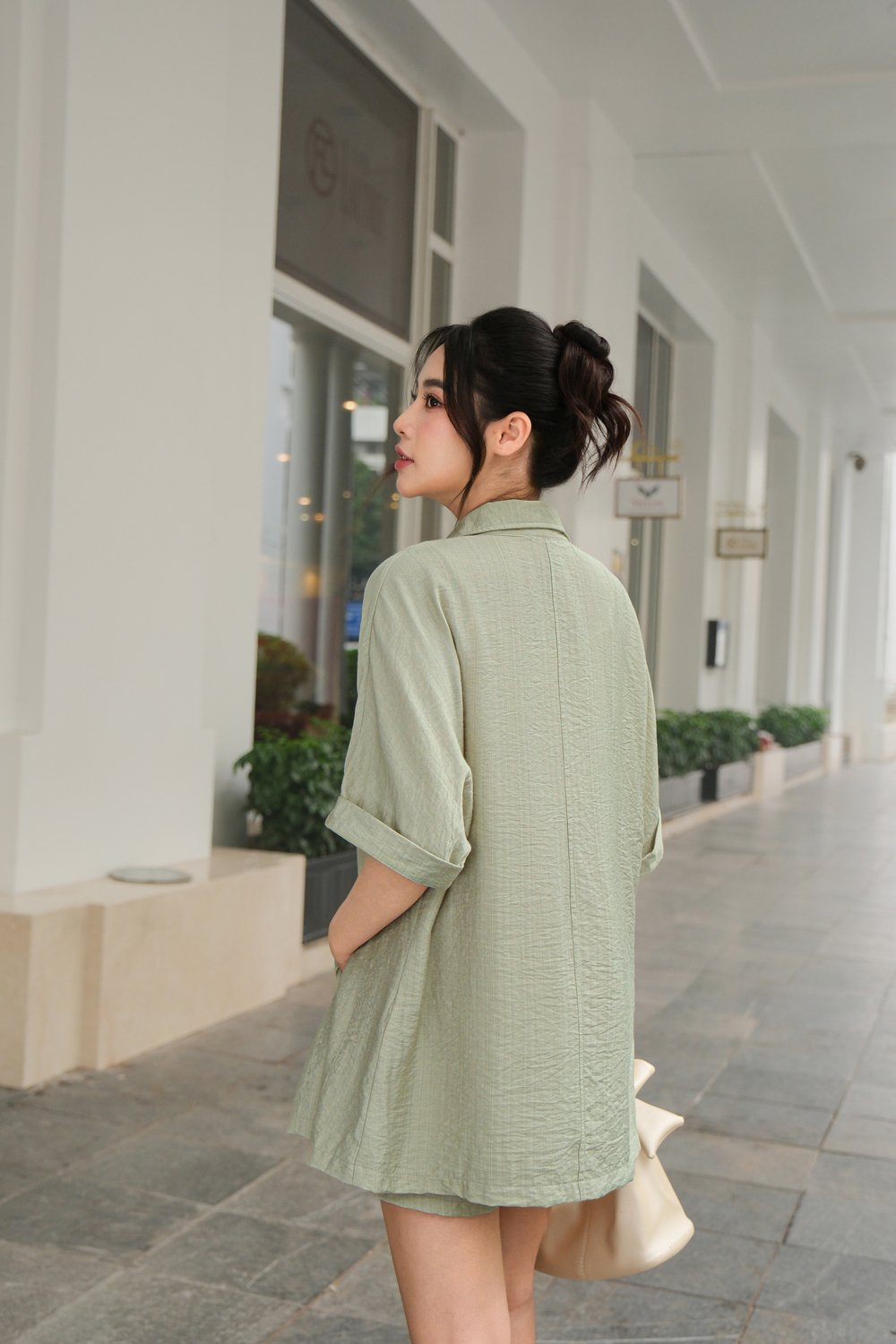 Set đũi áo vest quần sooc kèm áo hai dây