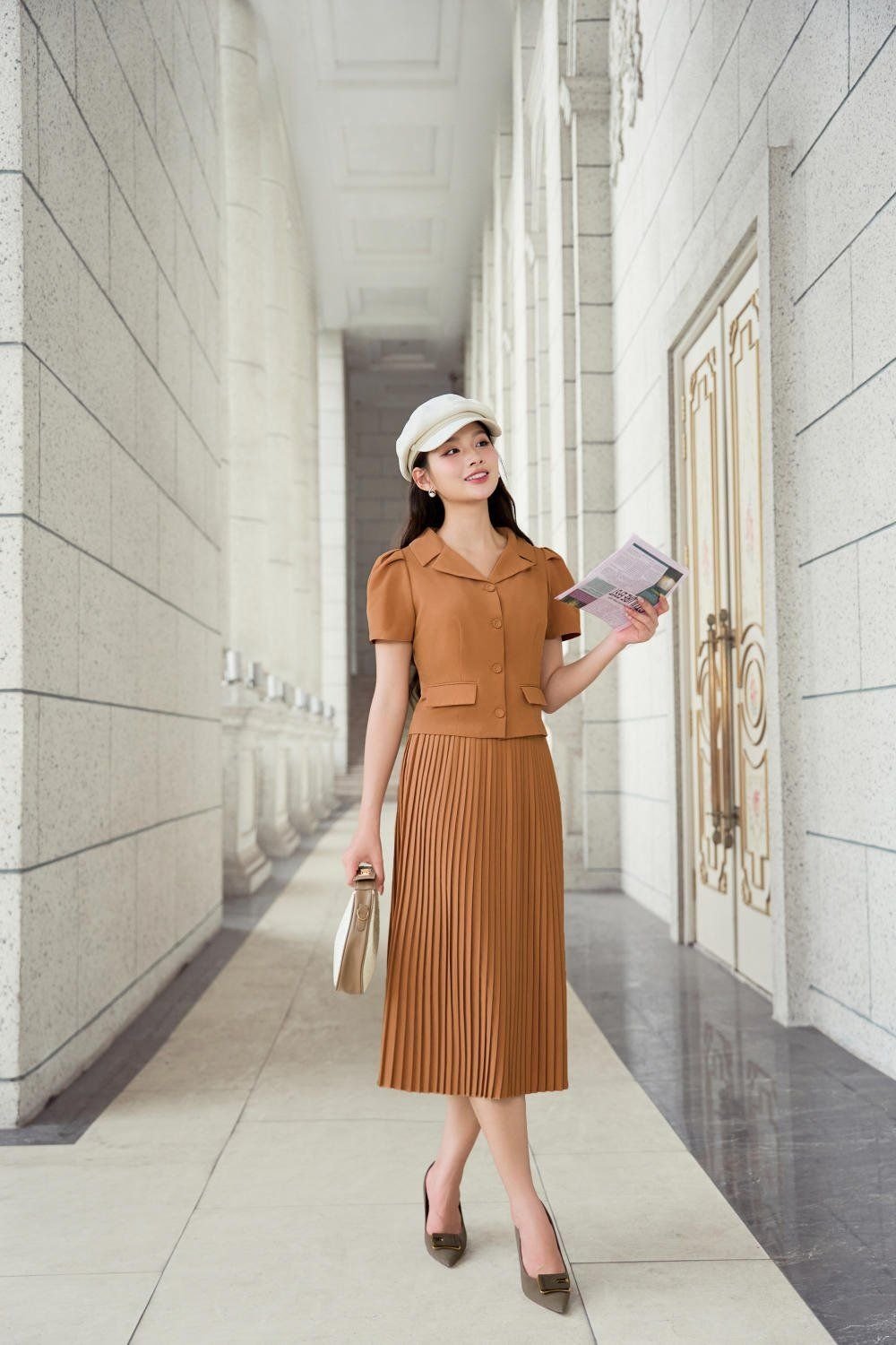 cách phối đồ cho người béo bụng