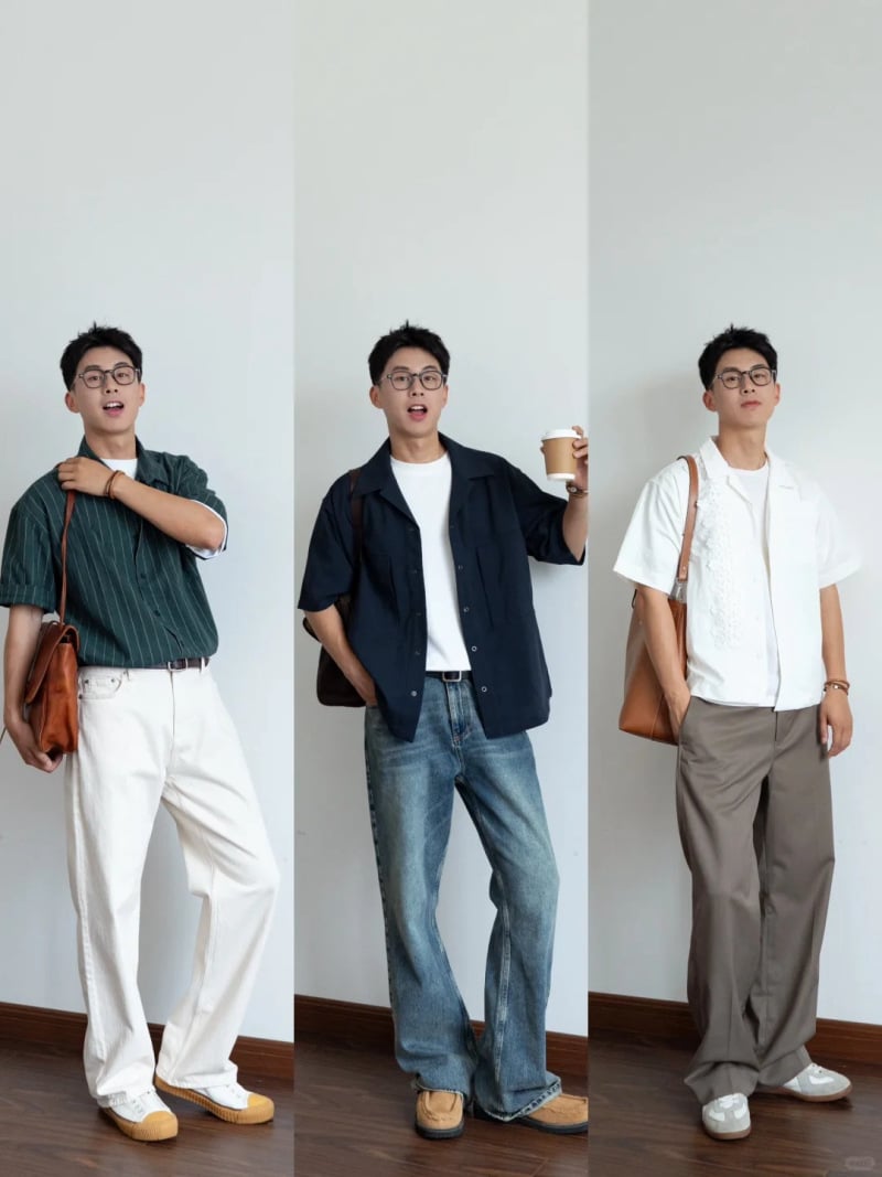 cách chọn áo sơ mi nam cho người gầy