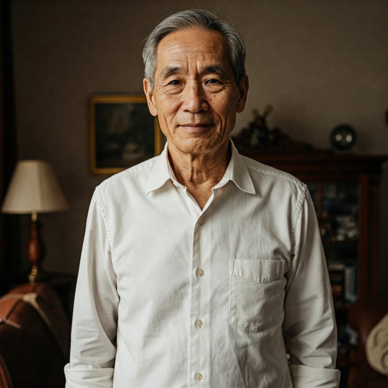 áo sơ mi cho người già