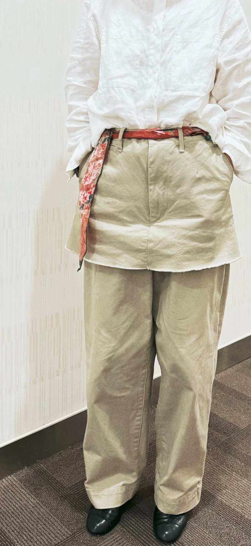 thắt khăn lên eo