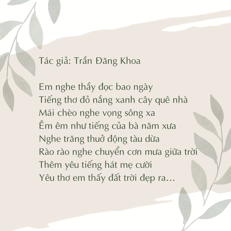 thơ về ngày 20/11