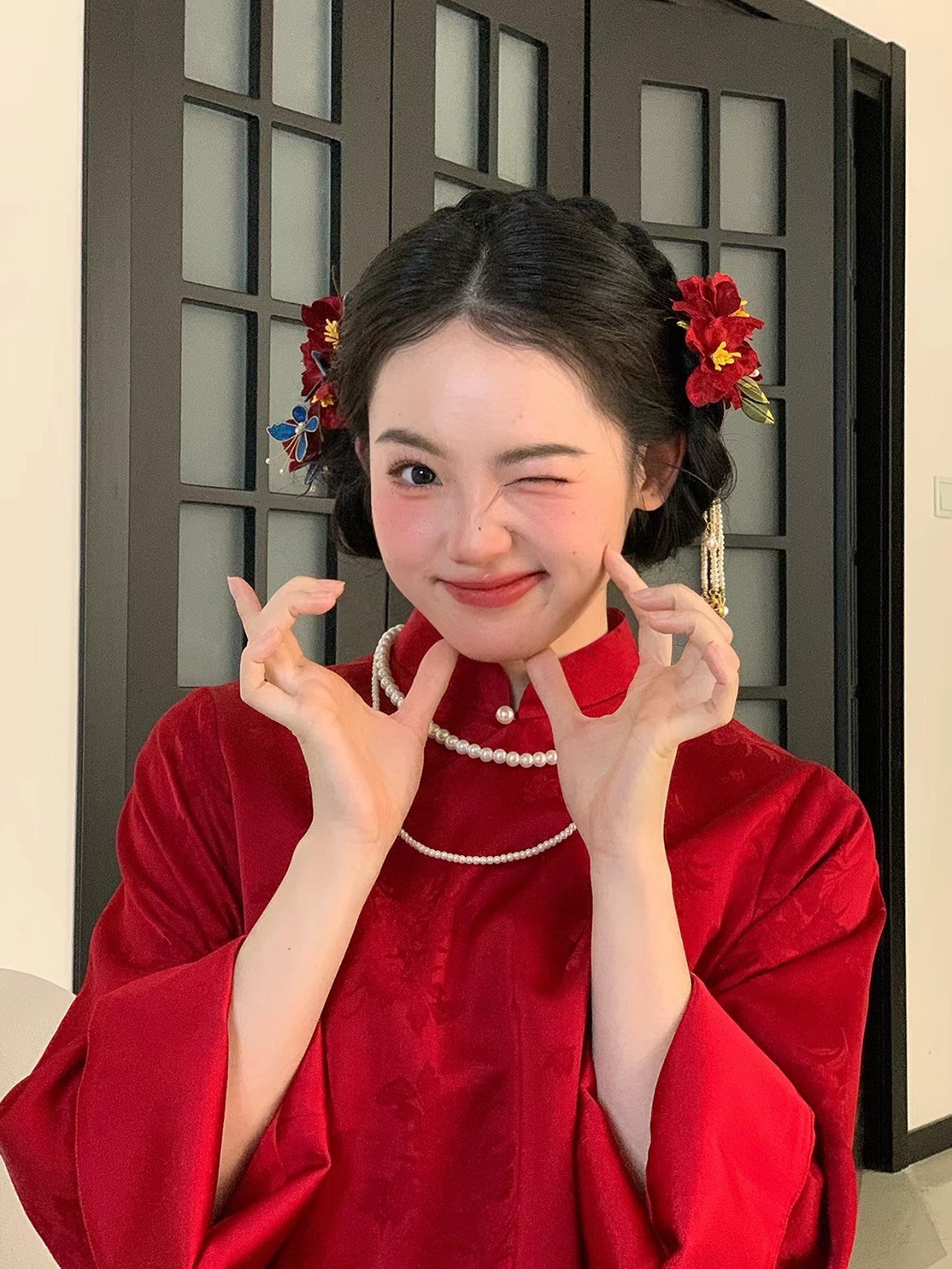 tóc chơi tết