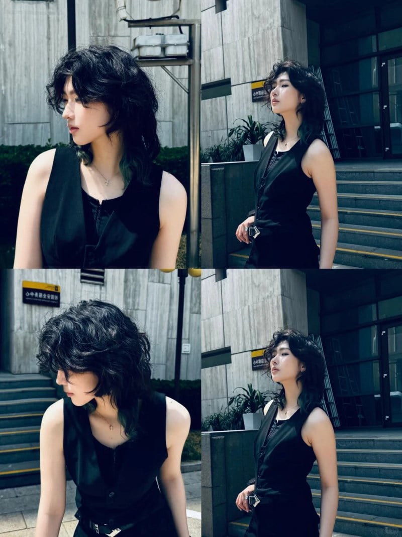 kiểu tóc xoăn hippie