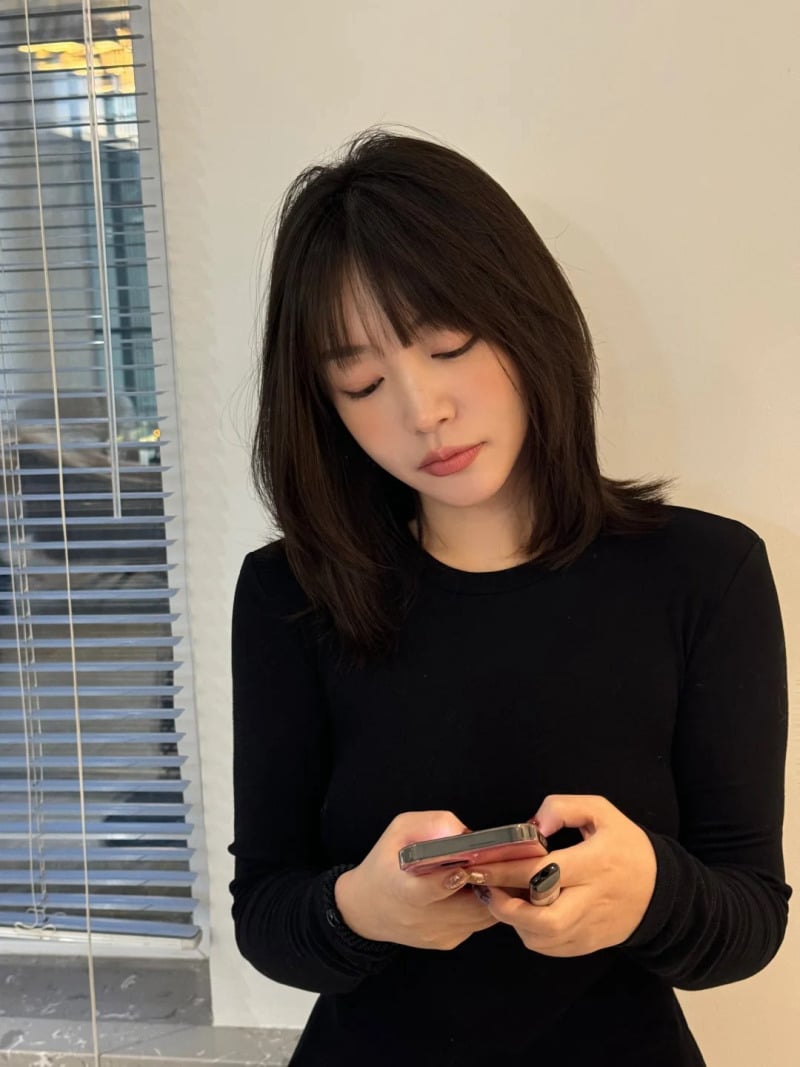 tóc mái ngố hàn quốc