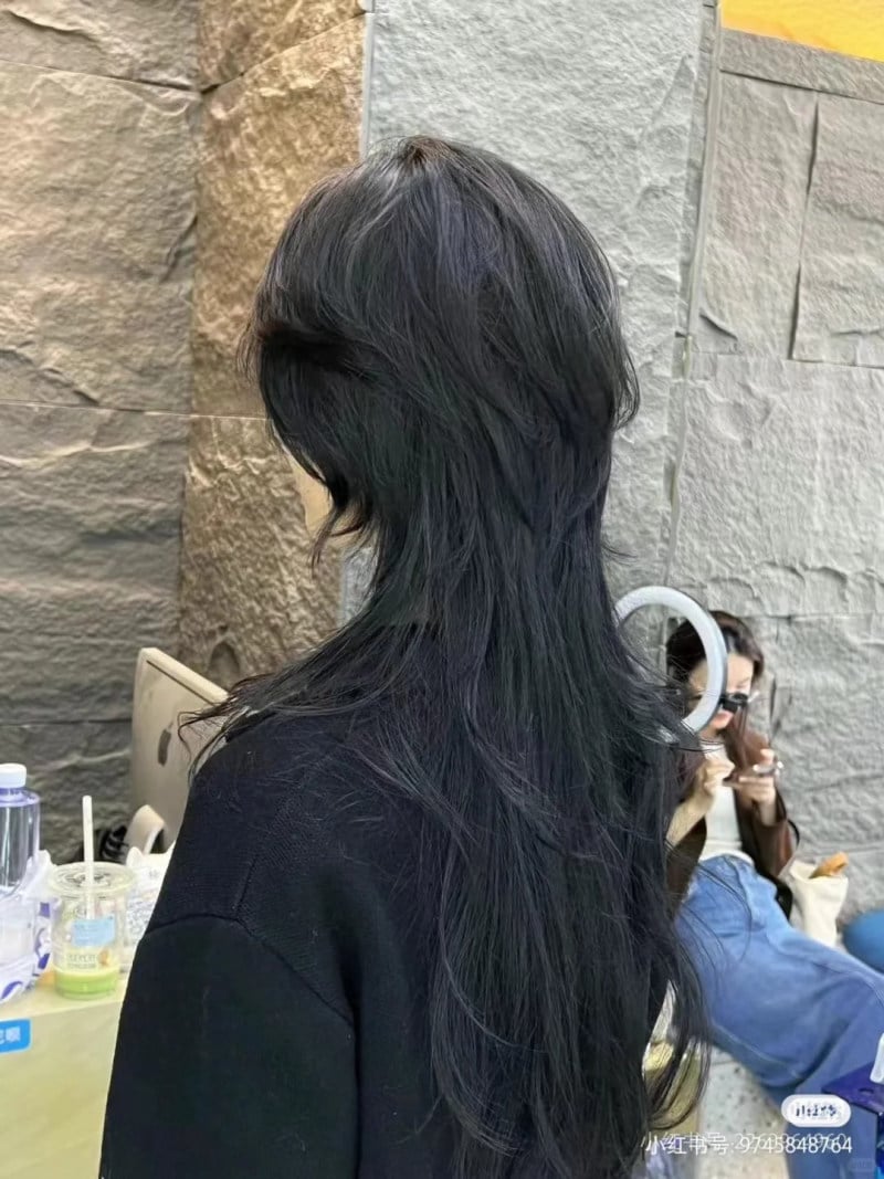 tóc mullet layer nữ dài