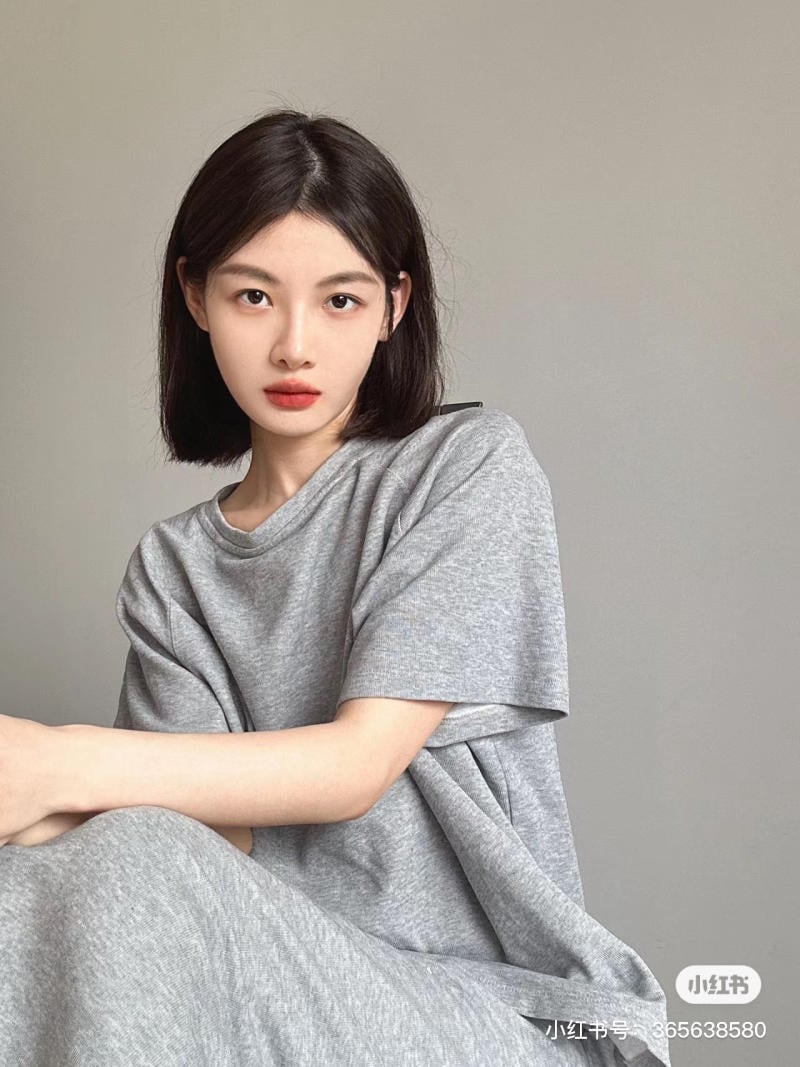 tóc ngang vai đẹp