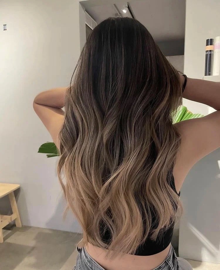 nhuộm tóc balayage