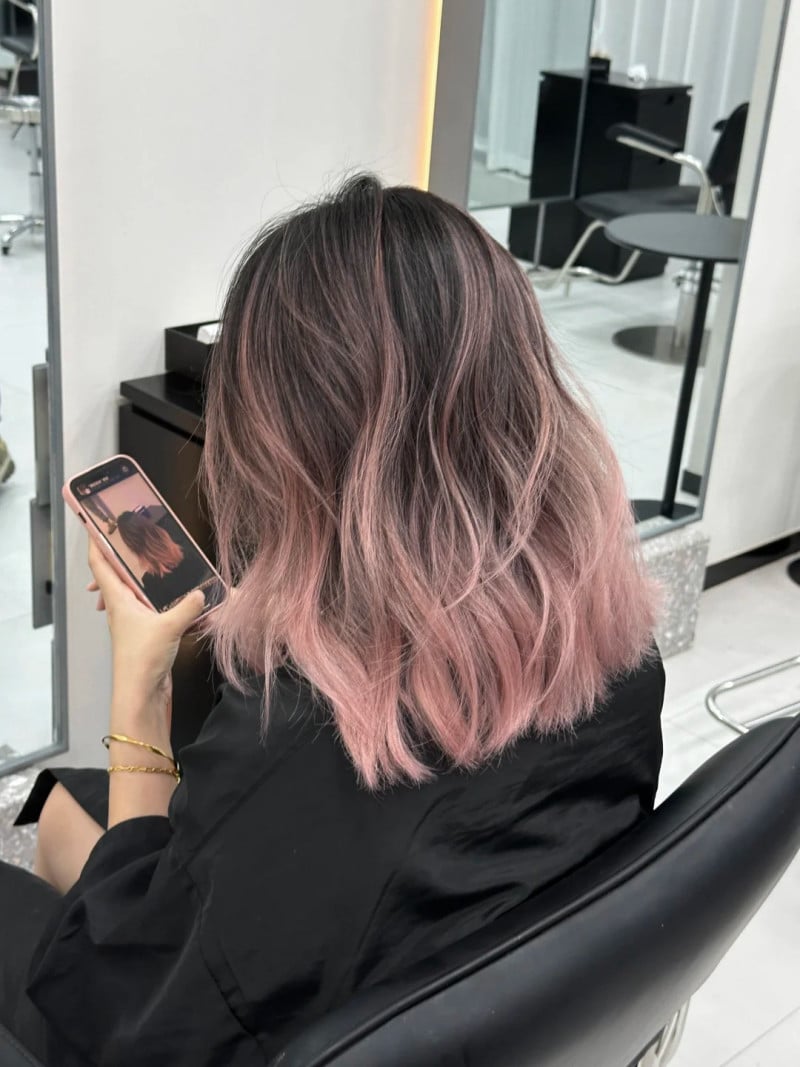 nhuộm tóc balayage