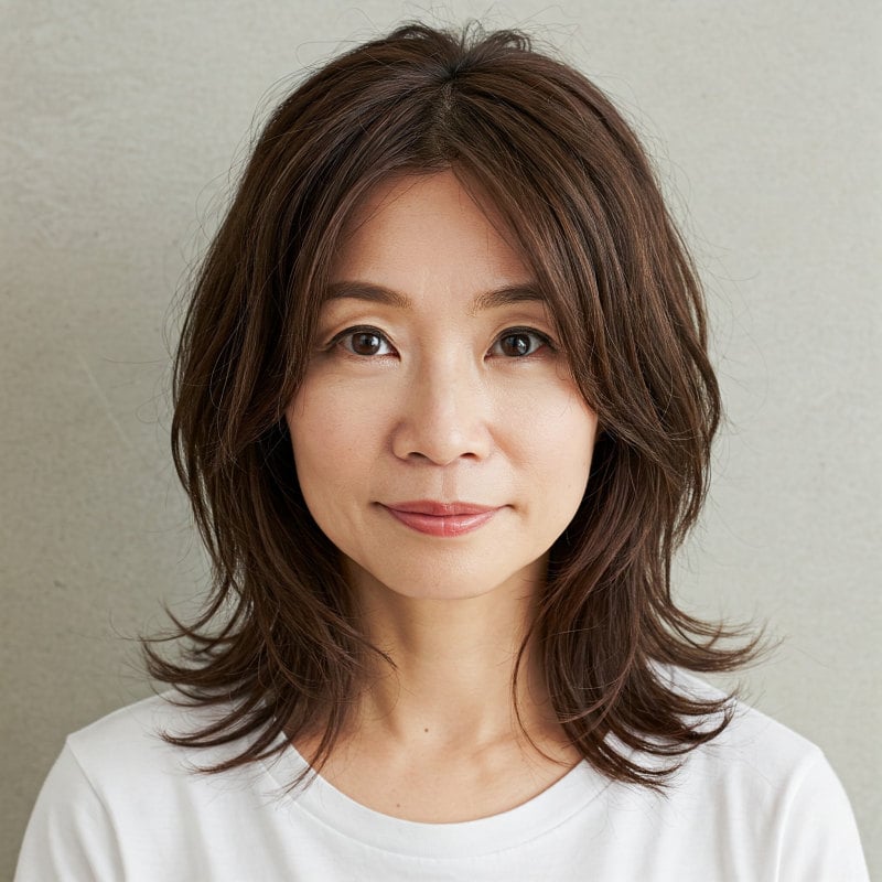 kiểu tóc trung niên hàn quốc