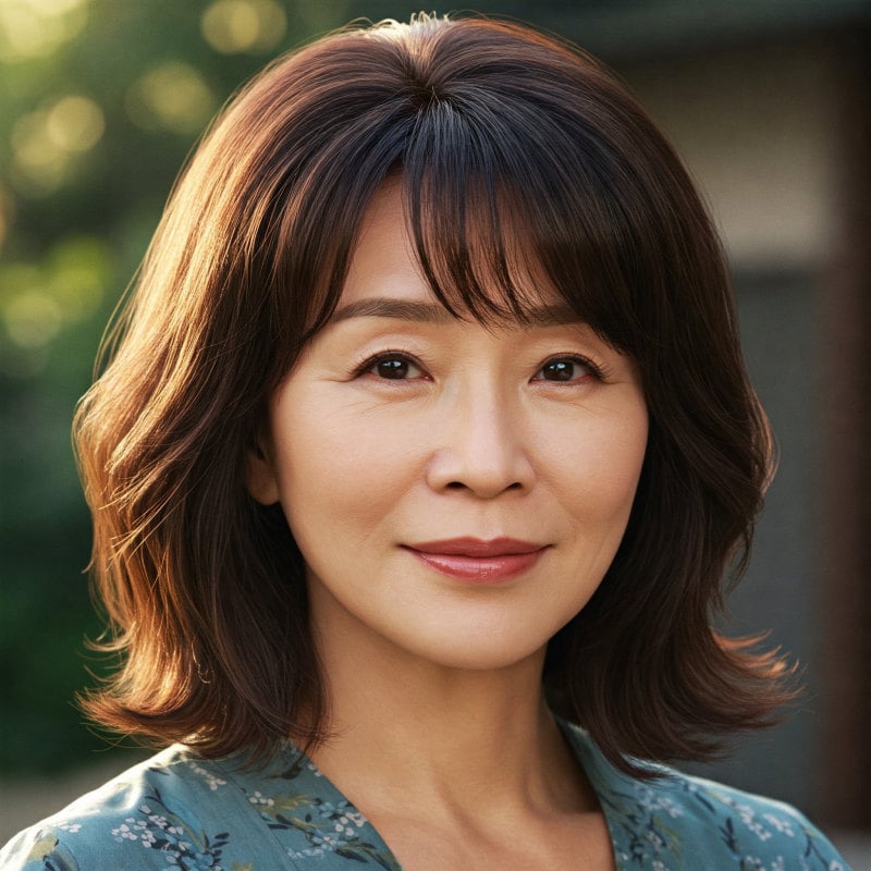 kiểu tóc trung niên hàn quốc