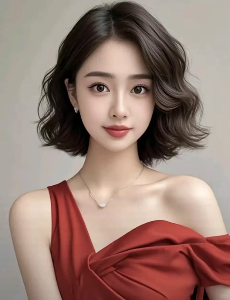 tóc uốn gợn sóng