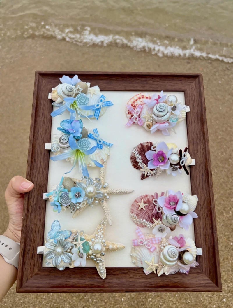 Kẹp tóc, băng đô và dây buộc tóc vỏ sò