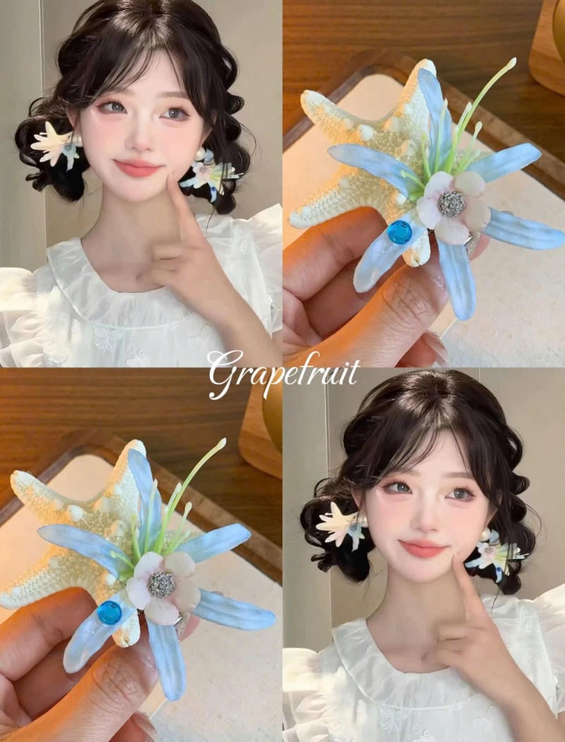 Kẹp tóc, băng đô và dây buộc tóc vỏ sò